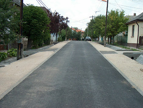 Bethlen G. utca és Kinizsi utca útépítés